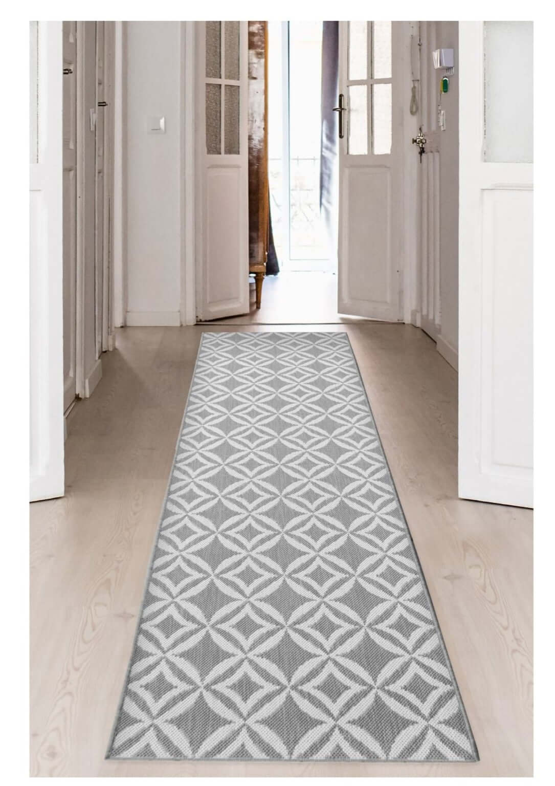 County Geo Indoor/Outdoor Rug | 11419A - Bargainia.com - 5053095227598 - 11419A-GREY120/120