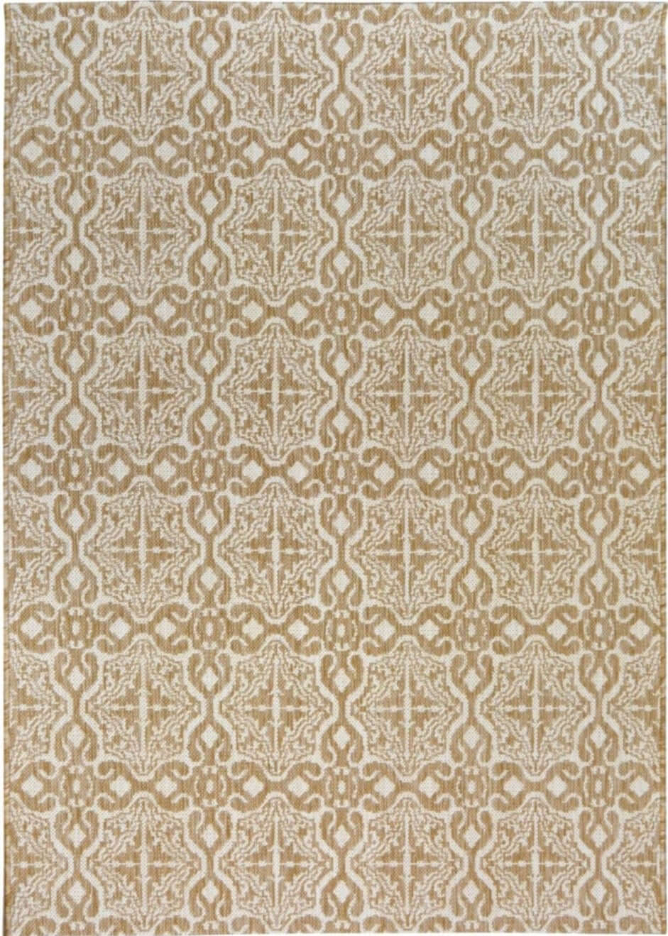 County Victorian Indoor/Outdoor Rug | 11647A - Bargainia.com - 5053095223439 - 11647A-NATUR120/170