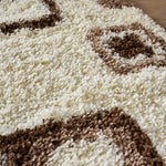 Cream Boxed Thick Shaggy Rug - California - Bargainia.com - 