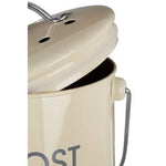 Cream Compost Bin With Handle - Bargainia.com - 5018705727868
