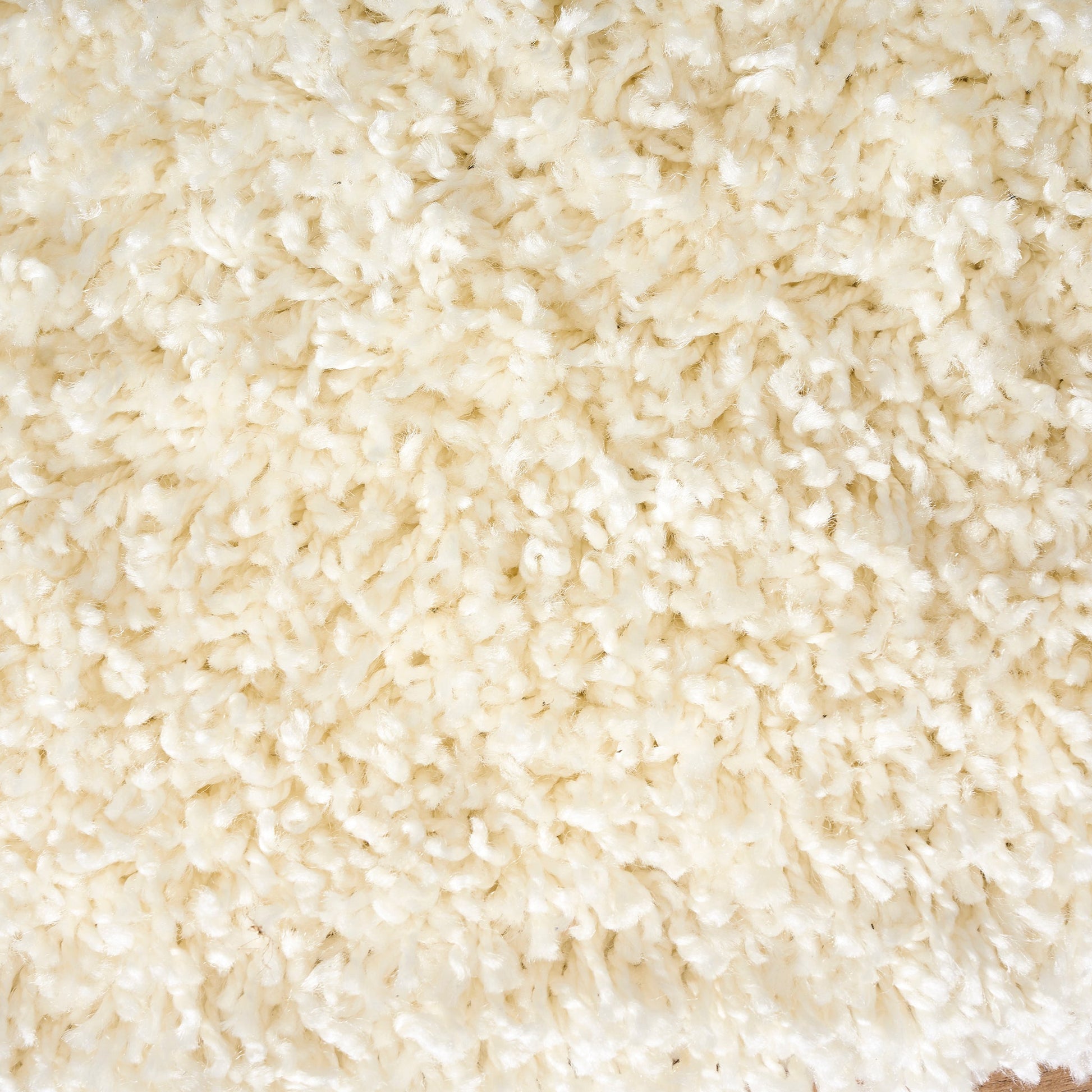 Cream Thick Shaggy Rug - California Rugs Rug Masters