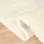 Cream Thick Shaggy Rug - California - Bargainia.com - 