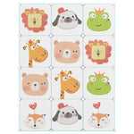 Cube Storage Cabinet for Kids with 12 Cubes Green PP - Bargainia.com - 