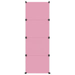 Cube Storage Cabinet for Kids with 12 Cubes Pink PP - Bargainia.com - 