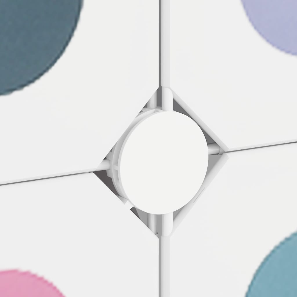 Cube Storage Cabinet for Kids with 15 Cubes White PP - Bargainia.com - 8720286849781 - 340575