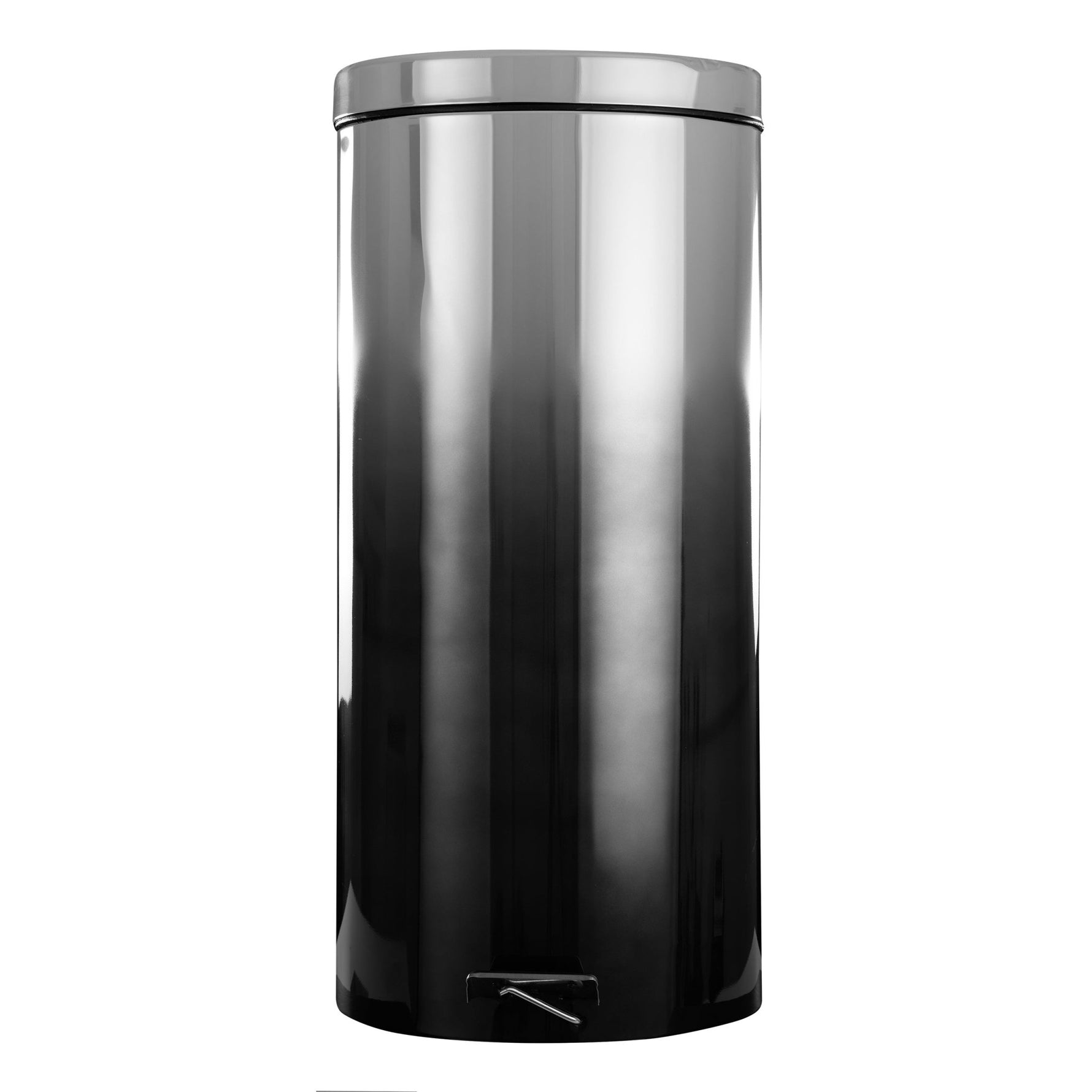 Daewoo Callisto Chrome & Black Pedal Bin - 20L - Bargainia.com - 