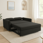 Dahlia Black Two Seater Pull Out Sofa Bed - Convertible Sleeper Sofa Sofas Bargainia