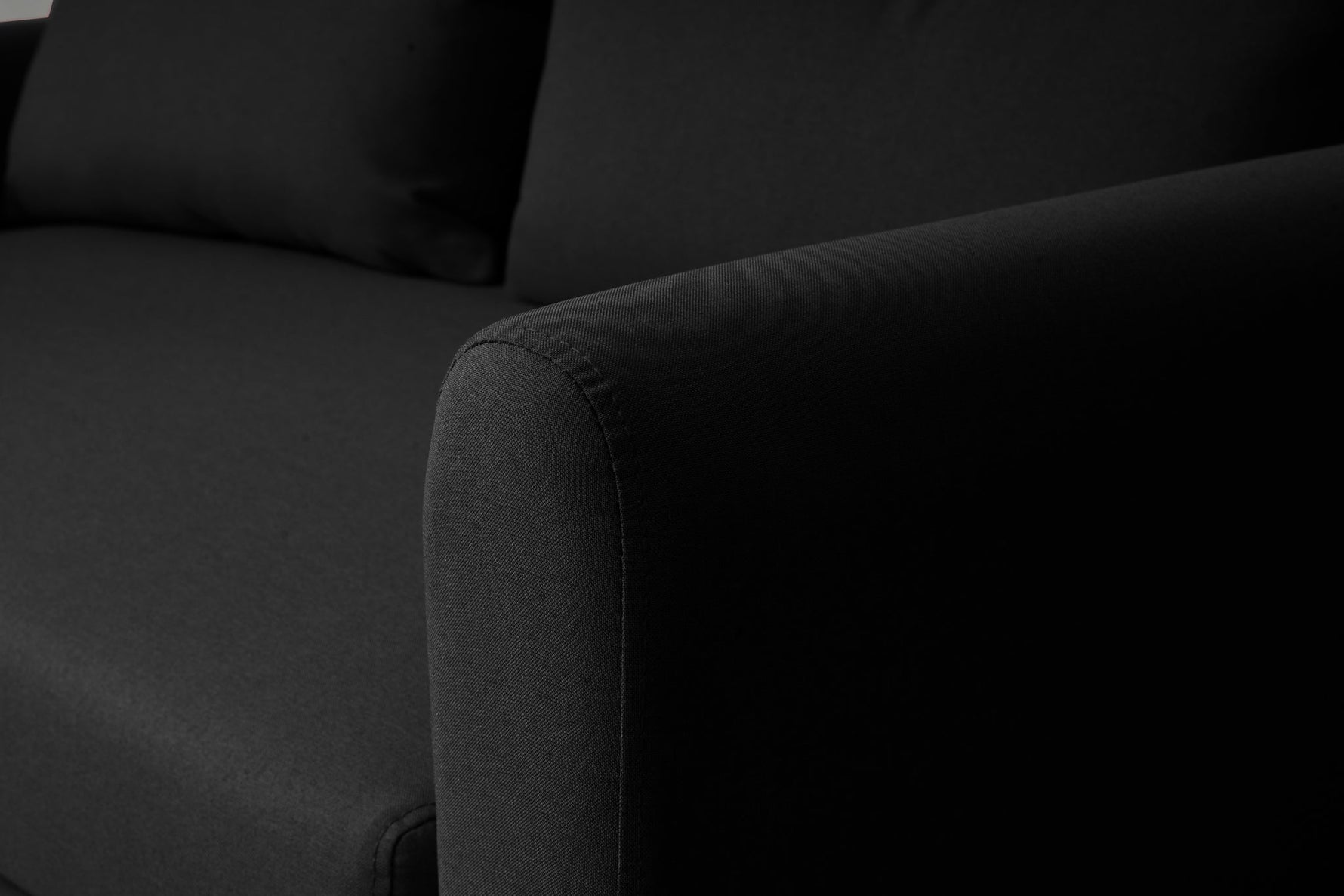 Dahlia Black Two Seater Pull Out Sofa Bed - Convertible Sleeper Sofa Sofas Bargainia