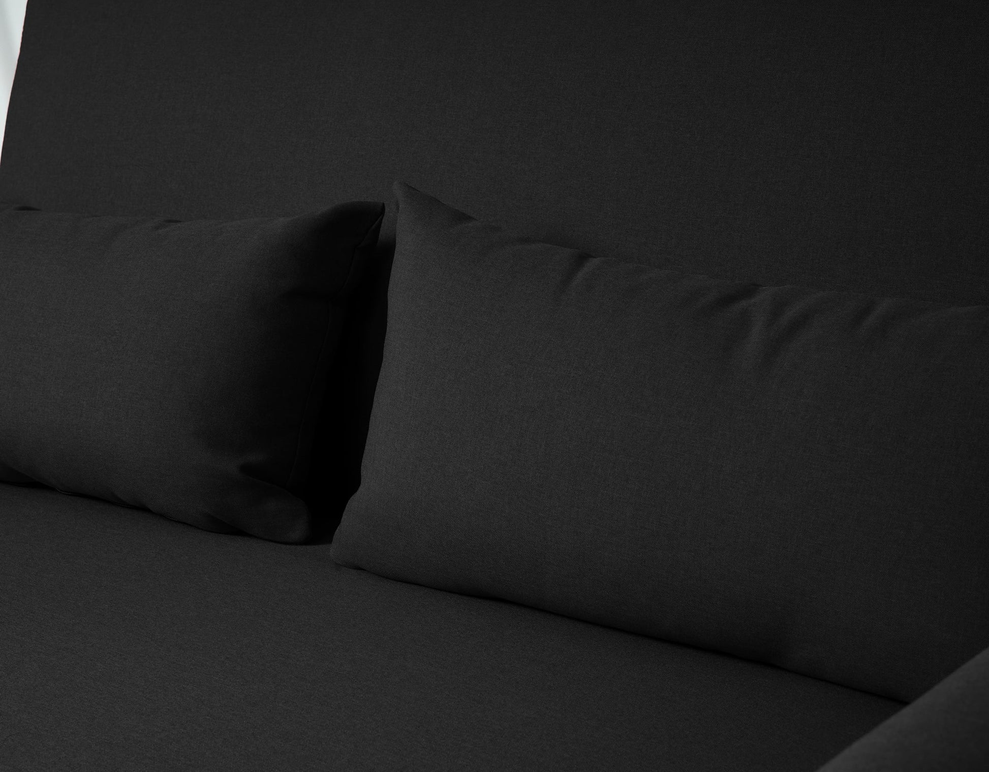 Dahlia Black Two Seater Pull Out Sofa Bed - Convertible Sleeper Sofa Sofas Bargainia