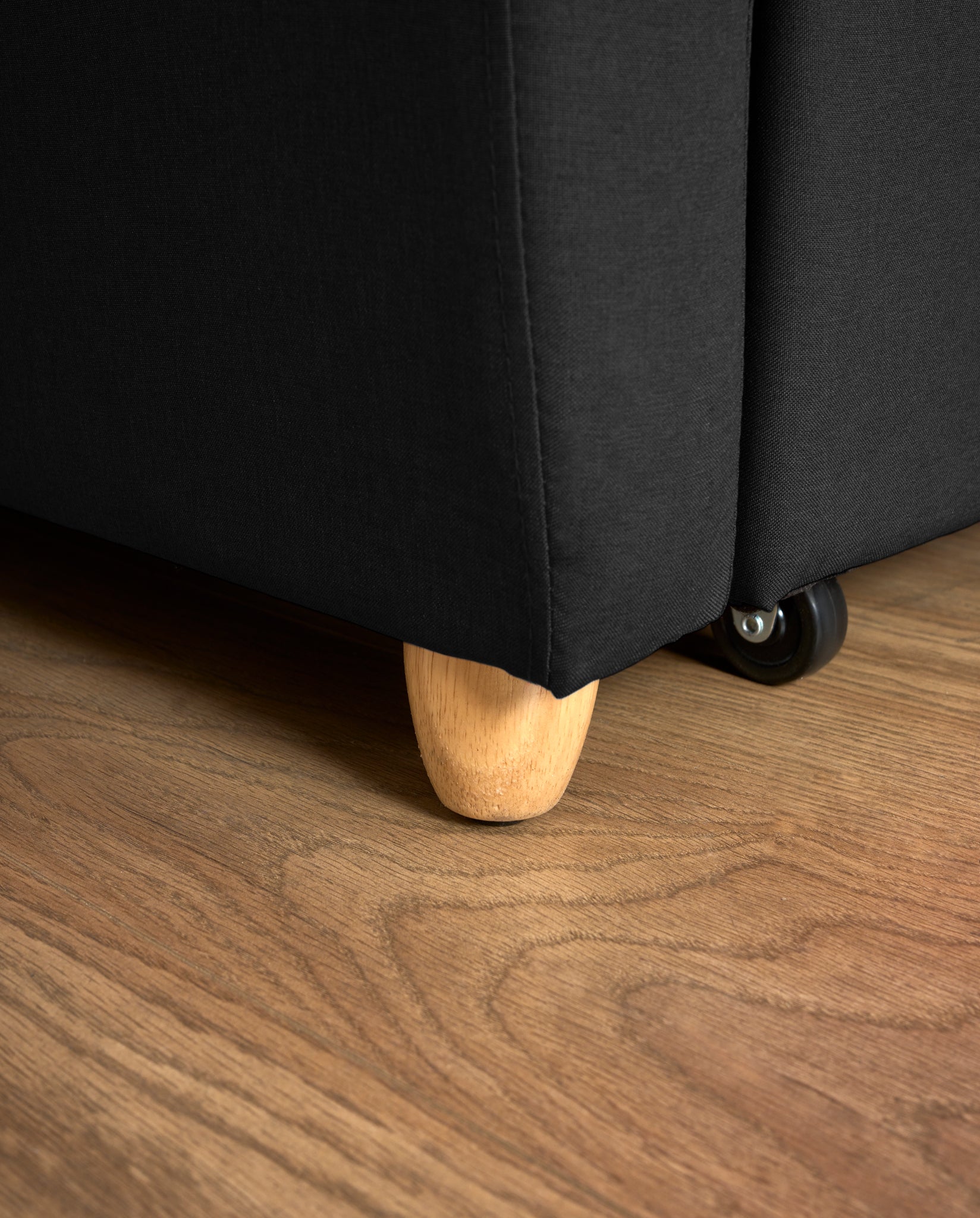 Dahlia Black Two Seater Pull Out Sofa Bed - Convertible Sleeper Sofa Sofas Bargainia