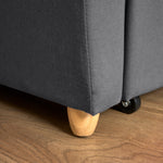 Dahlia Grey Two Seater Pull Out Sofa Bed  - Convertible Sleeper Sofa Sofas Bargainia