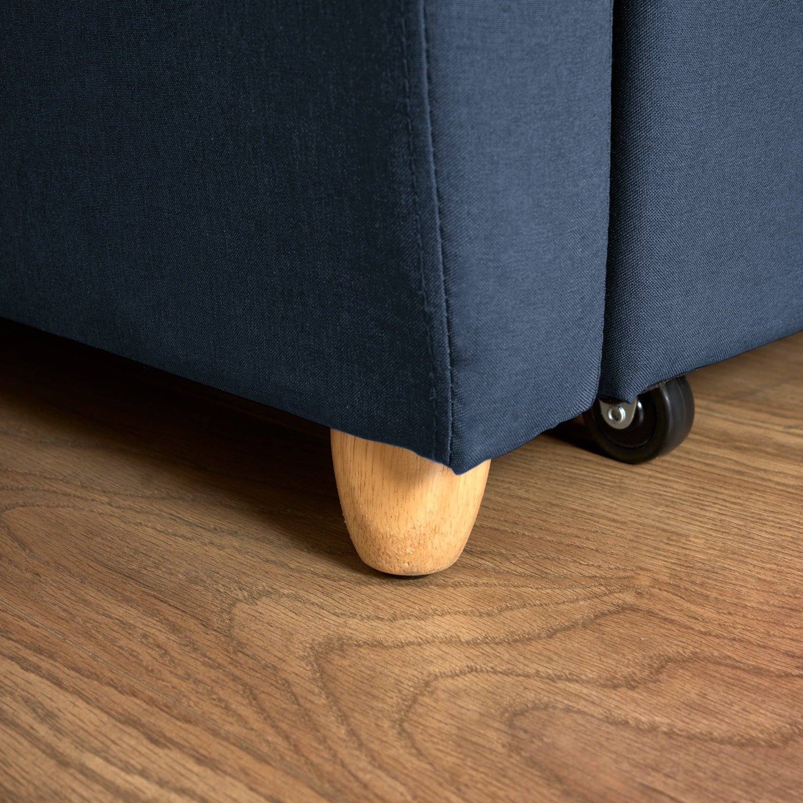 Dahlia Navy Blue Two Seater Pull Out Sofa Bed - Convertible Sleeper Sofa Bargainia