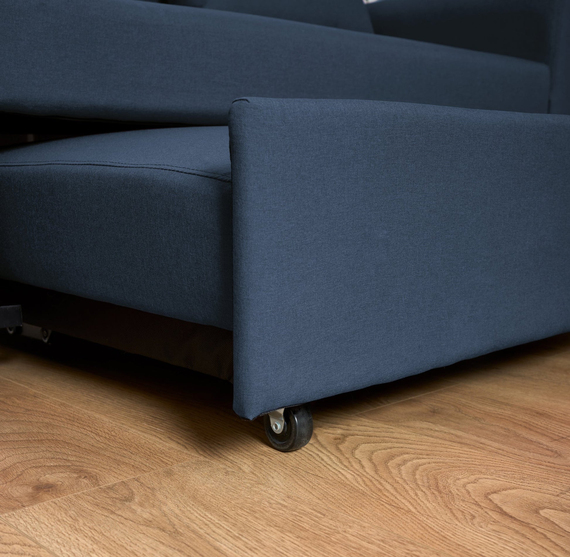 Dahlia Navy Blue Two Seater Pull Out Sofa Bed - Convertible Sleeper Sofa Bargainia