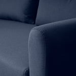 Dahlia Navy Blue Two Seater Pull Out Sofa Bed - Convertible Sleeper Sofa Bargainia