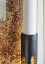 Daito Large Black and Gold Finish Candle Holder - Bargainia.com - 5018705995595