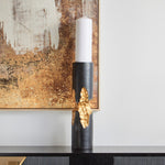 Daito Large Black and Gold Finish Candle Holder - Bargainia.com - 5018705995595