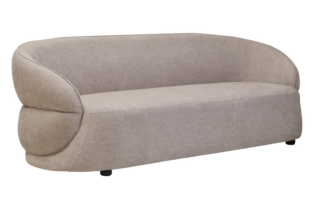 Daphne Taupe Chenille Three Seater Sofa - Bargainia.com - 