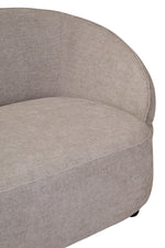 Daphne Taupe Chenille Three Seater Sofa - Bargainia.com - 