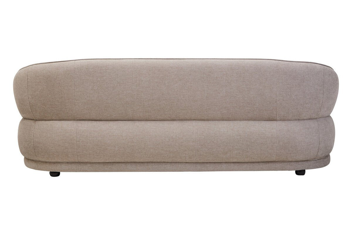 Daphne Taupe Chenille Three Seater Sofa - Bargainia.com - 