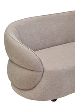 Daphne Taupe Chenille Three Seater Sofa - Bargainia.com - 