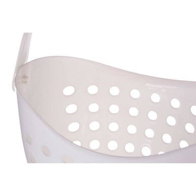 Dara 3 Tier White Hanging Shower Caddy - Bargainia.com - 5018705746371