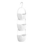 Dara 3 Tier White Hanging Shower Caddy - Bargainia.com - 5018705746371