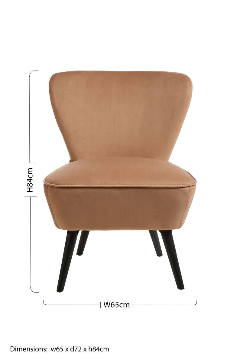 Darcy Natural Fabric Chair - Bargainia.com - 5018705410883
