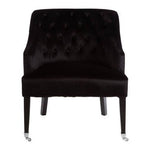 Darwin Black Velvet Chair - Bargainia.com - 5018705379203