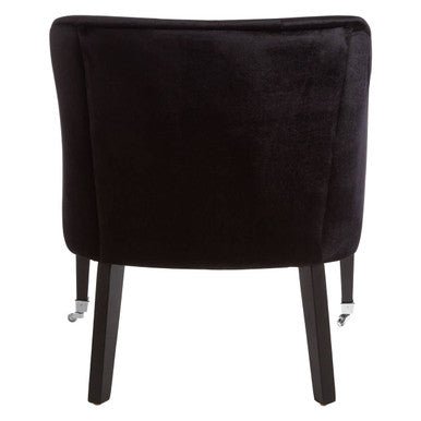 Darwin Black Velvet Chair - Bargainia.com - 5018705379203
