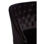 Darwin Black Velvet Chair - Bargainia.com - 5018705379203