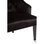 Darwin Black Velvet Chair - Bargainia.com - 5018705379203