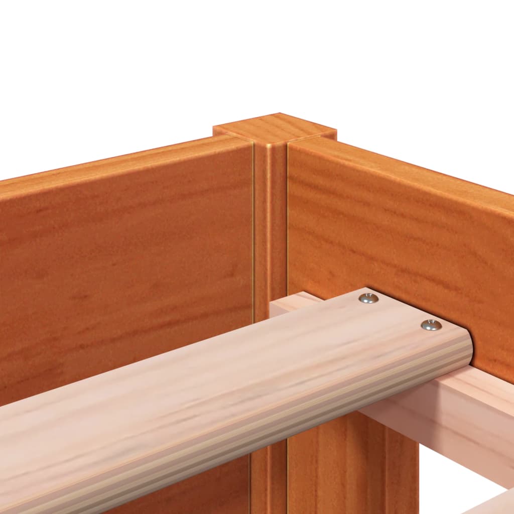 Day Bed Wax Brown 90x200 cm Solid Wood Pine - Bargainia.com - 