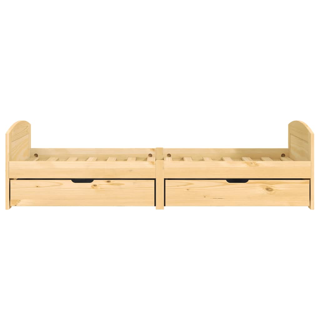 Day Bed with 2 Drawers without Mattress "IRUN" 90x200 cm - Bargainia.com - 