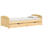 Day Bed with 2 Drawers without Mattress "IRUN" 90x200 cm - Bargainia.com - 