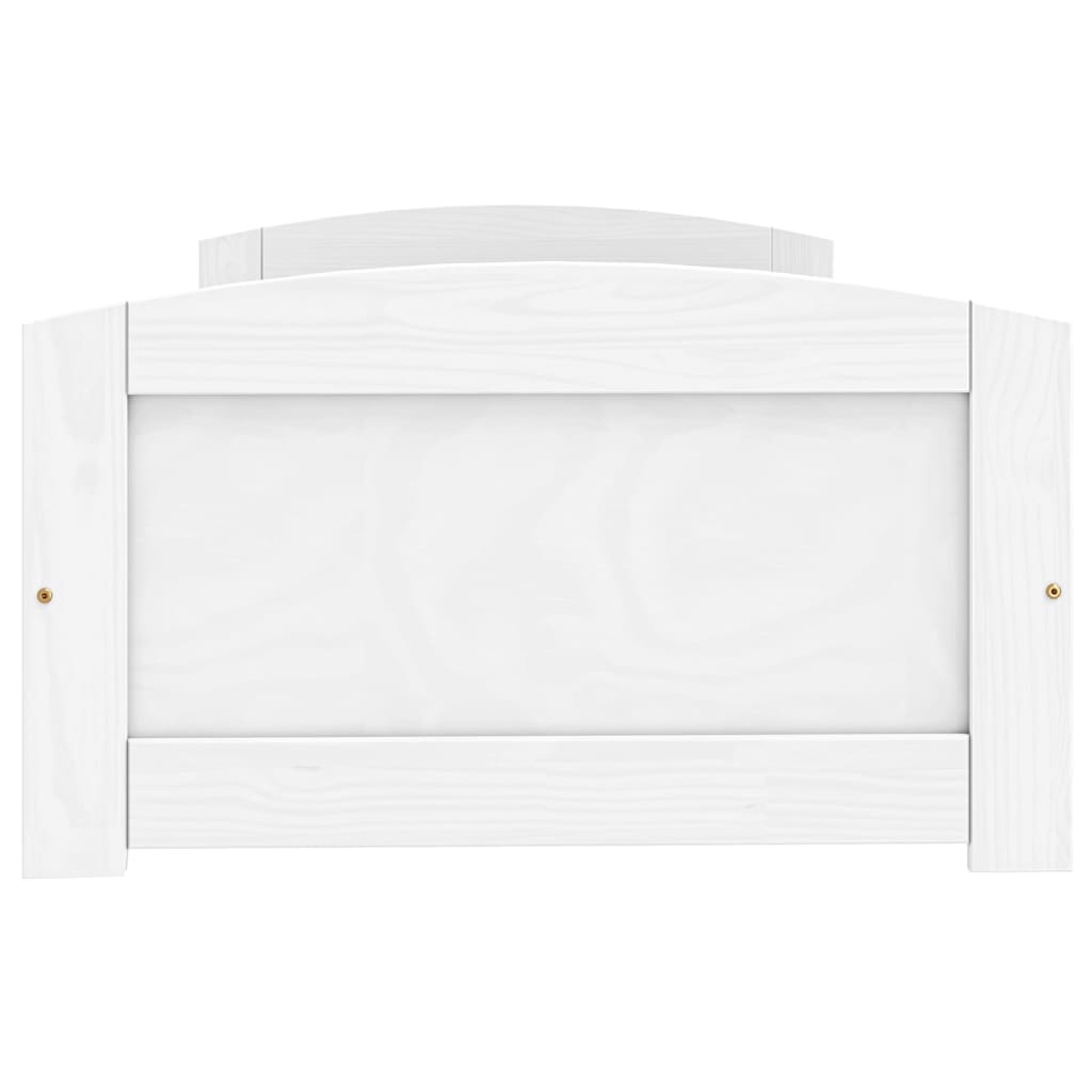 Day Bed with 2 Drawers without Mattress "IRUN" White 90x200 cm - Bargainia.com - 