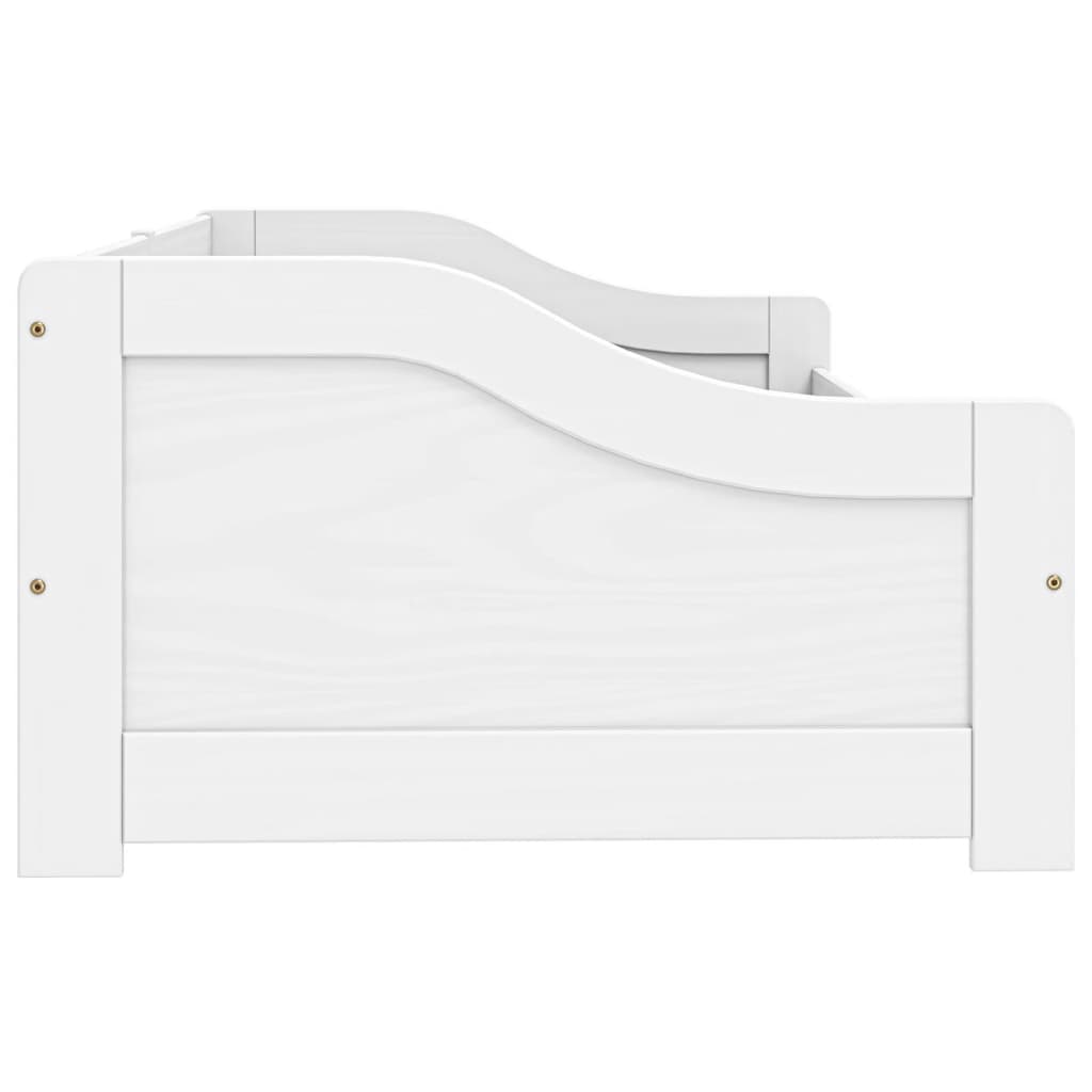 Day Bed with 2 Drawers without Mattress "IRUN" White 90x200 cm - Bargainia.com - 