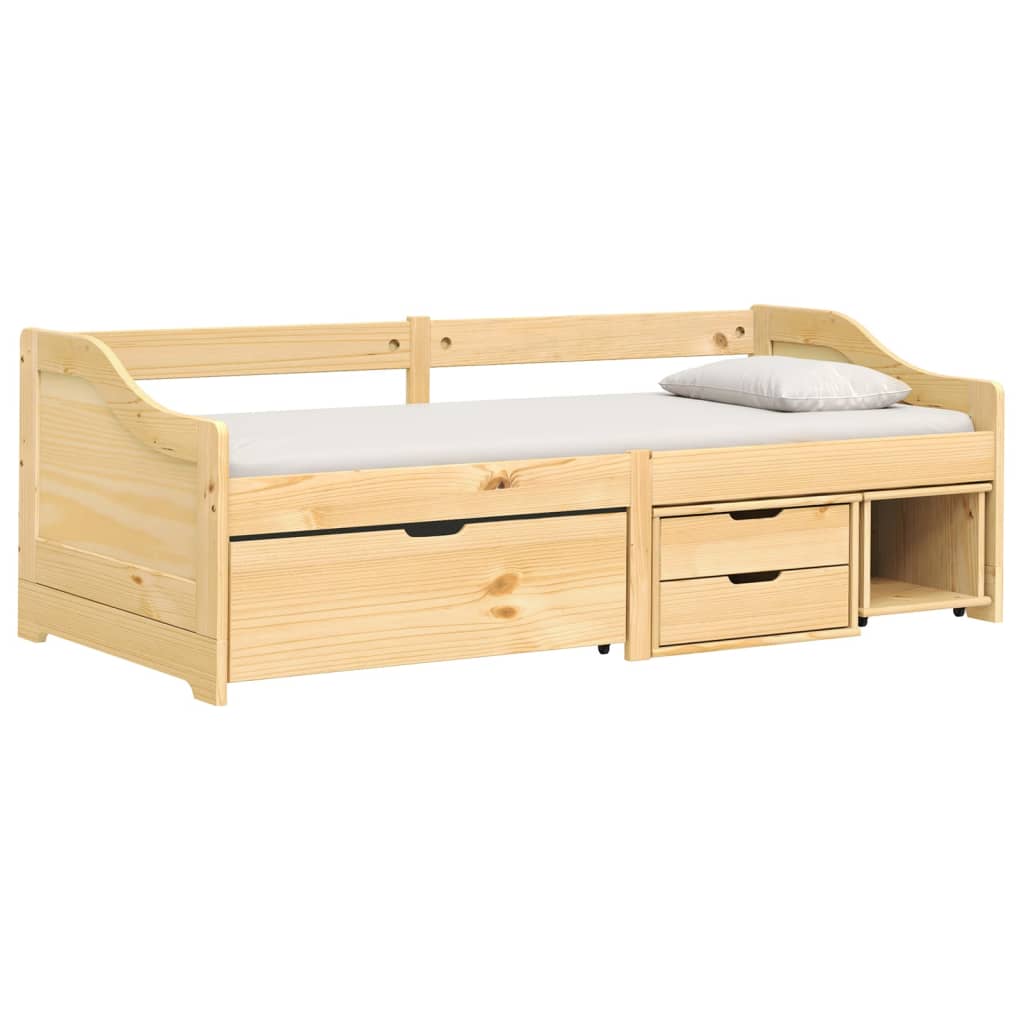 Day Bed with 3 Drawers without Mattress "IRUN" 90x200 cm - Bargainia.com - 