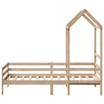Day Bed with Roof without Mattress 80x200 cm Solid Wood - Bargainia.com - 
