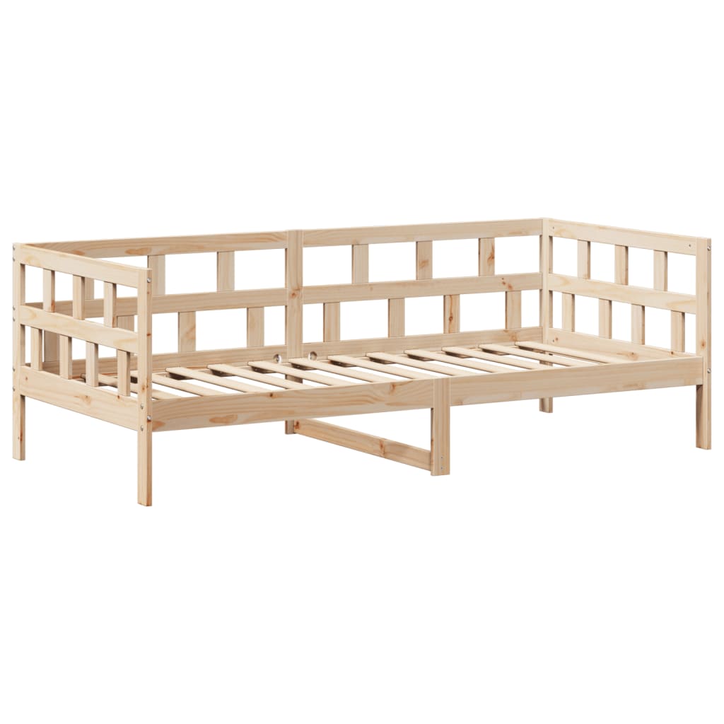 Day Bed with Roof without Mattress 80x200 cm Solid Wood - Bargainia.com - 