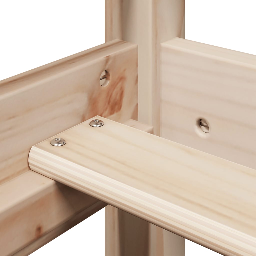 Day Bed with Roof without Mattress 80x200 cm Solid Wood - Bargainia.com - 