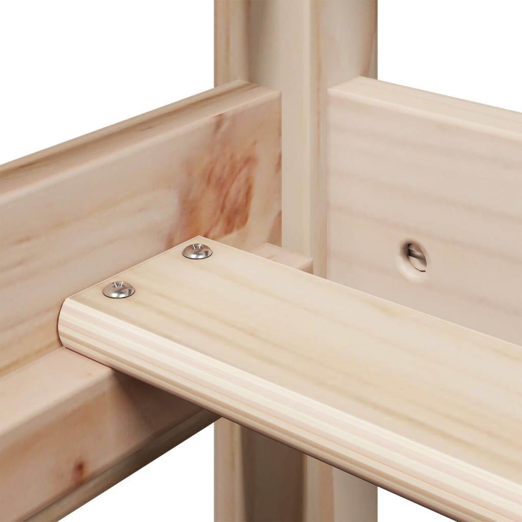 Day Bed with Roof without Mattress 80x200 cm Solid Wood - Bargainia.com - 