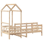 Day Bed with Roof without Mattress 80x200 cm Solid Wood - Bargainia.com - 