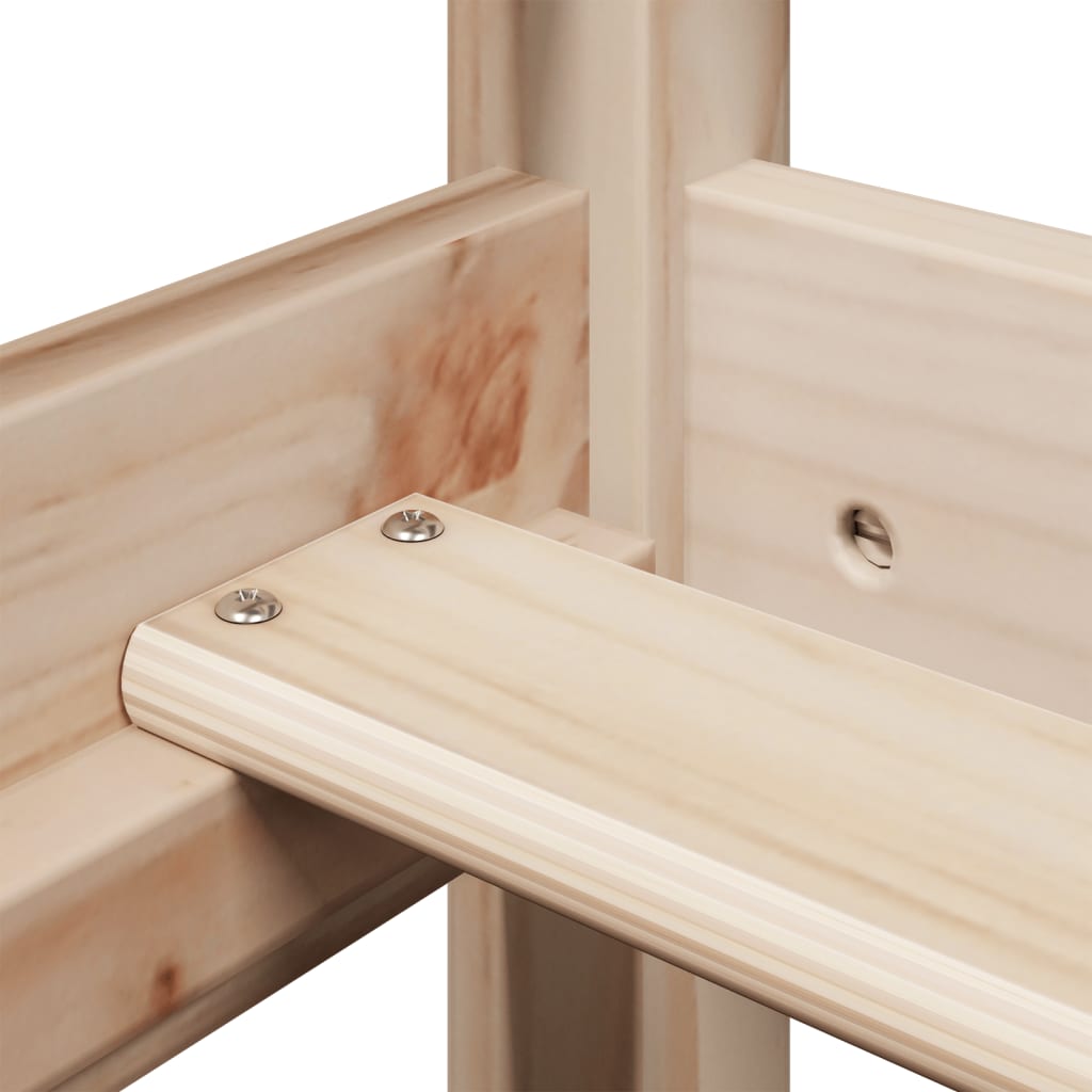 Day Bed with Roof without Mattress 80x200 cm Solid Wood - Bargainia.com - 