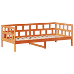 Day Bed with Roof without Mattress Wax Brown 80x200 cm Solid Wood - Bargainia.com - 