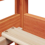 Day Bed with Roof without Mattress Wax Brown 80x200 cm Solid Wood - Bargainia.com - 