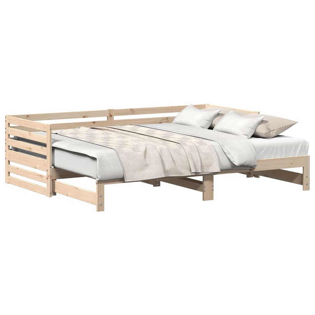 Day bed with Trundle without Mattress 80x200 cm - Bargainia.com - 