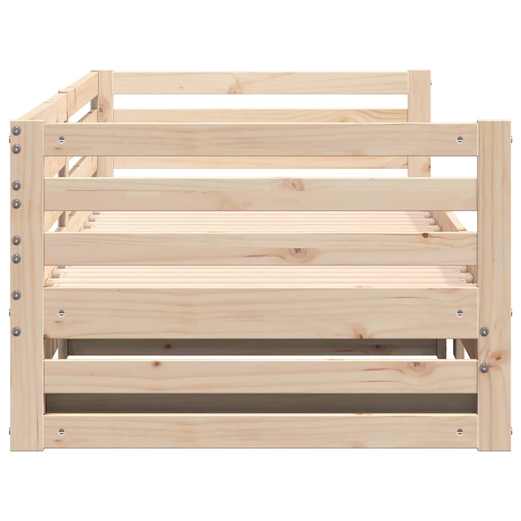 Day bed with Trundle without Mattress 80x200 cm - Bargainia.com - 