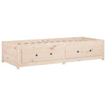Day Bed without Mattress 75x190 cm Small Single Small Single Solid Wood Pine - Bargainia.com - 