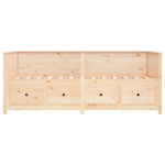 Day Bed without Mattress 75x190 cm Small Single Solid Wood Pine - Bargainia.com - 