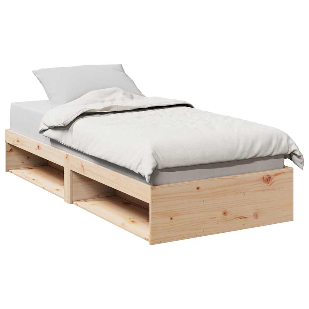 Day Bed without Mattress 75x190 cm Solid Wood Pine - Bargainia.com - 